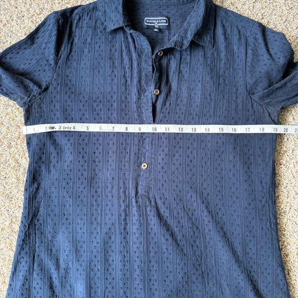 DUFFIELD LANE Women’s Navy Long Sleeve Midi Dress Modest A-line Size Small - Picture 11 of 12